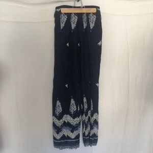 Aakaa split leg flowing bohemian pants size S